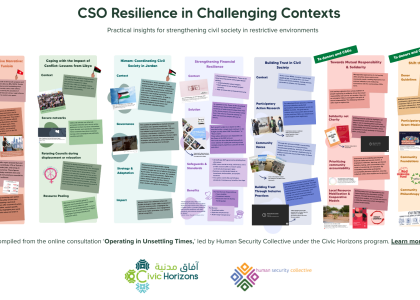 CSO Resilience in Challenging Contexts